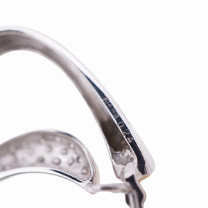 美品 パール 6.5-8mm K14WG ブローチ K14ホワイトゴールド/パール ジュエリー 0042【中古】 レディース