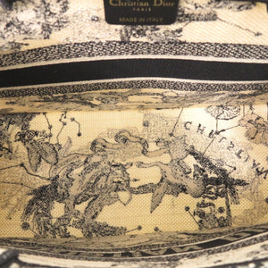 美品 クリスチャンディオール ブックトート ミディアム M1296ZRHZ-M06E キャンバス ホワイト トートバッグ 白 0044【中古】Christian Dior