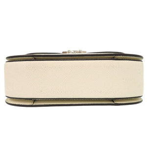 新品同様 ボナベンチュラ ステラ レザー ホワイト ショルダーバッグ 白 0059【中古】BONAVENTURA