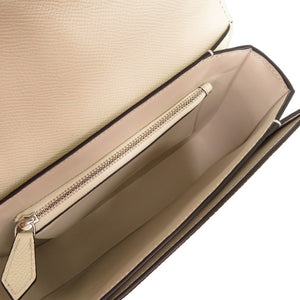 新品同様 ボナベンチュラ ステラ レザー ホワイト ショルダーバッグ 白 0059【中古】BONAVENTURA