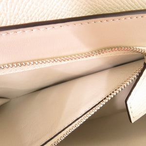 新品同様 ボナベンチュラ ステラ レザー ホワイト ショルダーバッグ 白 0059【中古】BONAVENTURA