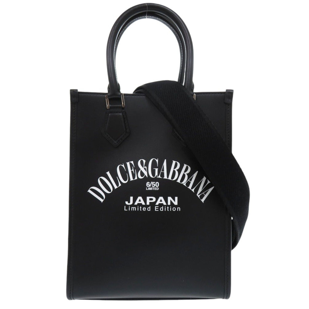 未使用品 ドルチェアンドガッバーナ クロスボディバッグ ショルダーバッグ レザー ブラック 0068【中古】DOLCE&GABBANA