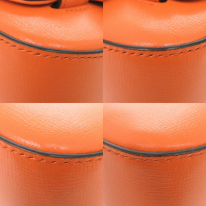 未使用 グッチ 2WAY ホースビット 726863 レザー オレンジ ショルダーバッグ ポシェット 0069【中古】GUCCI