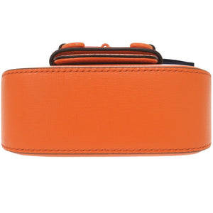 未使用 グッチ 2WAY ホースビット 726863 レザー オレンジ ショルダーバッグ ポシェット 0069【中古】GUCCI