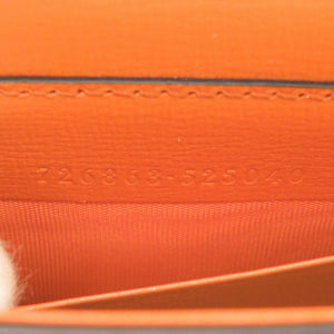 未使用 グッチ 2WAY ホースビット 726863 レザー オレンジ ショルダーバッグ ポシェット 0069【中古】GUCCI