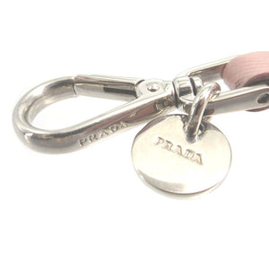 美品 プラダ ベア くま クリスタル ピンク バッグチャーム キーホルダー 0076【中古】PRADA