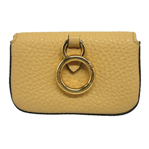 美品 フェンディ ナノバケット 7AR844 レザー イエロー 黄 ミニ チェーン ショルダーバッグ 0081【中古】FENDI