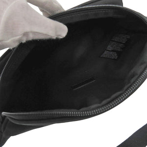 美品 バレンシアガ 482389 ナイロン ブラック ウエストバッグ ボディバッグ 黒 0098【中古】BALENCIAGA