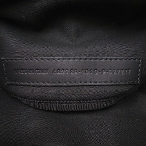 美品 バレンシアガ 482389 ナイロン ブラック ウエストバッグ ボディバッグ 黒 0098【中古】BALENCIAGA