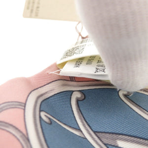 未使用 エルメス ツイリー lift profile リフトプロフィール シルク ローズプードル ジョーヌ スカーフ ピンク 0138【中古】HERMES