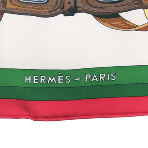 新品同様 エルメス カレ90 コーチング H001635S 26 シルク マルチカラー スカーフ 0228【中古】HERMES