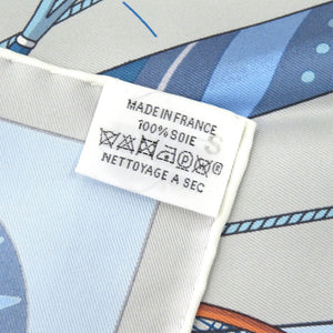 新品同様 エルメス カレ90 ティー フォー トゥー Tea For Two シルク マルチカラー 0230【中古】HERMES