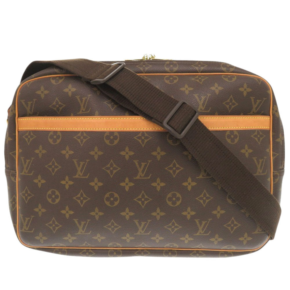 美品 ルイ ヴィトン リポーターGM モノグラム M45252 ブラウン ショルダーバッグ LV 0241【中古】LOUIS VUITTON