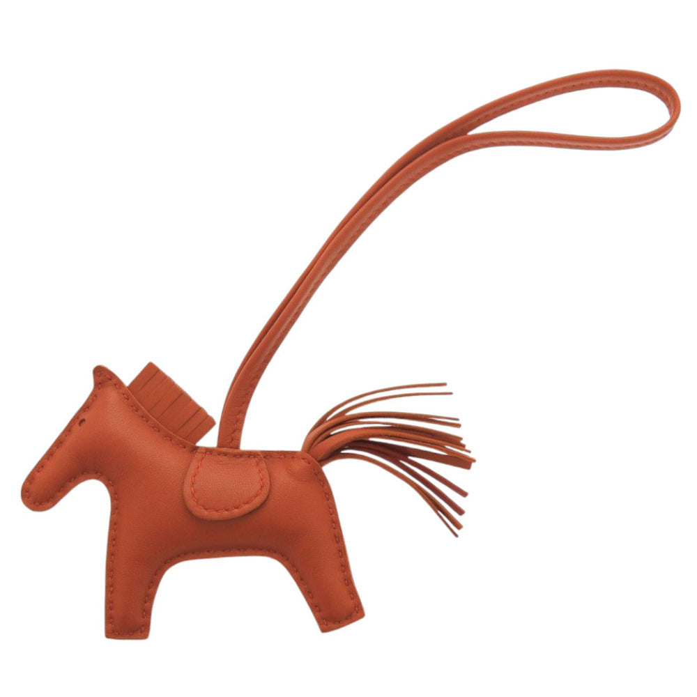 新品同様 エルメス ロデオPM チャーム アニューミロ カーネリアン A刻印(2017年製) バッグチャーム 0251【中古】HERMES