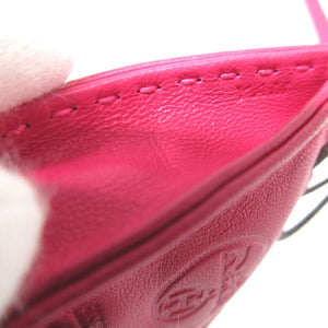 新品同様 エルメス サックオランジュ アニューミロ Y刻印(2020年製) ローズメキシコ バッグチャーム キーホルダー 0256【中古】HERMES