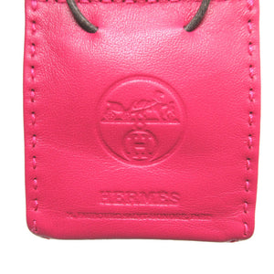 新品同様 エルメス サックオランジュ アニューミロ Y刻印(2020年製) ローズメキシコ バッグチャーム キーホルダー 0256【中古】HERMES