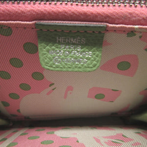 美品 エルメス アザップシルクインコンパクト Y刻印(2020年製) ヴォーエプソン ヴェールクリケット 0258【中古】HERMES