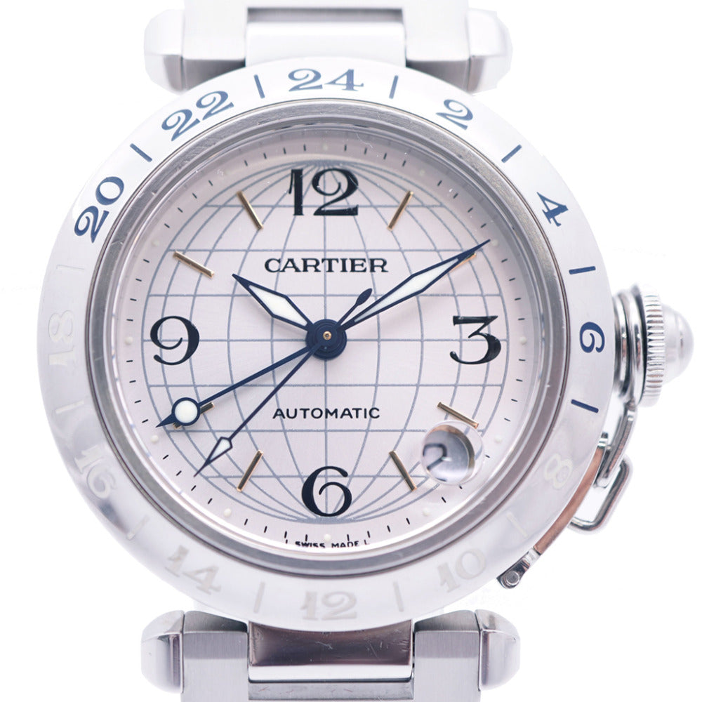 カルティエ パシャC メリディアン W31029M7 自動巻き 腕時計 SS シルバー 0285【中古】CARTIER メンズ レディース ユニセックス