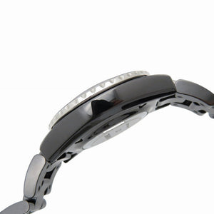 新品同様 シャネル J12 H5695 セラミック クオーツ 腕時計 ブラック 黒文字盤 0289【中古】CHANEL レディース