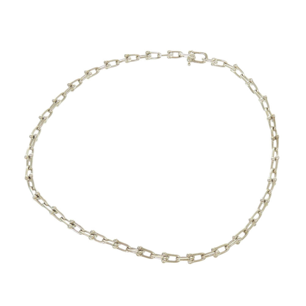 美品 ティファニー ハードウェア スモールリンク シルバー925 ネックレス 0293【中古】TIFFANY&Co.