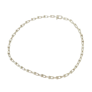 美品 ティファニー ハードウェア スモールリンク シルバー925 ネックレス 0293【中古】TIFFANY&Co.