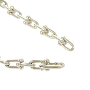 美品 ティファニー ハードウェア スモールリンク シルバー925 ネックレス 0293【中古】TIFFANY&Co.