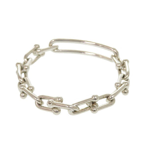 美品 ティファニー ハードウェア ミディアム リンク シルバー925 ブレスレット 0294【中古】TIFFANY&Co.