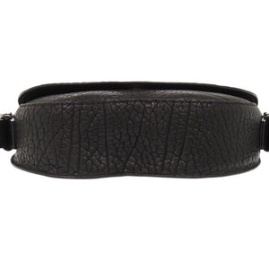 新品同様 バーバリー 8075511 レザー/レザー ブラック ショルダーバッグ 黒 0312【中古】BURBERRY