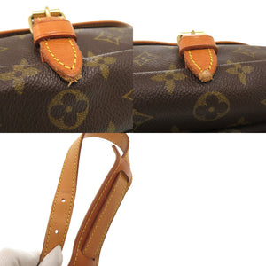 美品 ルイ ヴィトン ソミュール30 モノグラム M42256 ブラウン ショルダーバッグ LV 0314【中古】LOUIS VUITTON