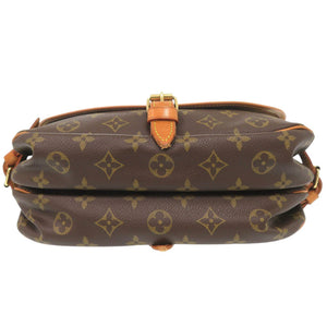 美品 ルイ ヴィトン ソミュール30 モノグラム M42256 ブラウン ショルダーバッグ LV 0314【中古】LOUIS VUITTON