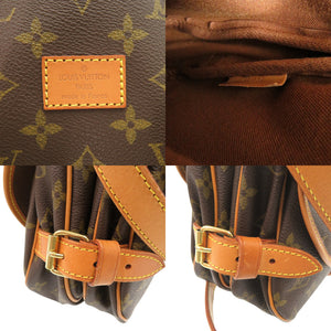 美品 ルイ ヴィトン ソミュール30 モノグラム M42256 ブラウン ショルダーバッグ LV 0314【中古】LOUIS VUITTON