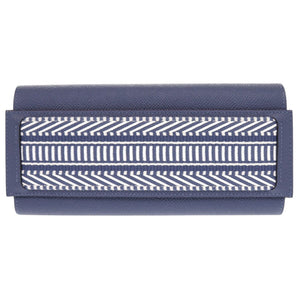 新品同様 エルメス パッサン ロング サングル カヴァル ヴォーエプソン ブルーブライトン シルバー金具 C刻印(2018年製) 長財布 0352【中古】HERMES