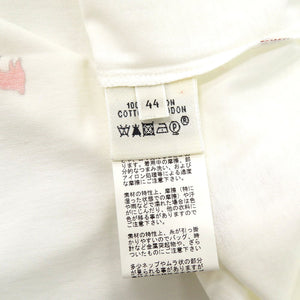 未使用品 エルメス カチナ コットン サイズ44 ホワイト マルチカラー 半袖Ｔシャツ 0355【中古】HERMES