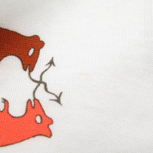 未使用品 エルメス カチナ コットン サイズ44 ホワイト マルチカラー 半袖Ｔシャツ 0355【中古】HERMES