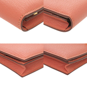 未使用 エルメス ベアンスフレ トリヨンクレマンス ローズティ □R刻印(2014年製) 長財布 ピンク 0360【中古】HERMES