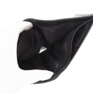 未使用品 プラダ コインポケット付ヴィッテロダイノ 2MO738 レザー ブラック 二つ折り財布 0364【中古】PRADA メンズ