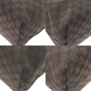 美品 グッチ GGキャンバス ブラウン トートバッグ 0369【中古】GUCCI