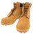 未使用品 ルイ ヴィトン × Timberland 6-IN モノグラムエンボス 1AD72X サイズ8 ベージュ アンクルブーツ LV 0404【中古】LOUIS VUITTON メンズ
