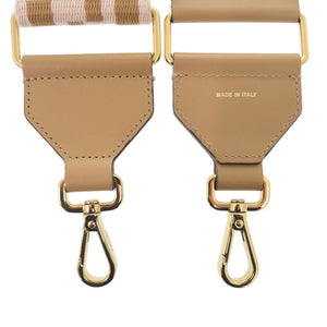 新品同様 フェンディ ショルダーストラップ FF 8AV134 キャンバス/レザー ベージュ 0406【中古】FENDI