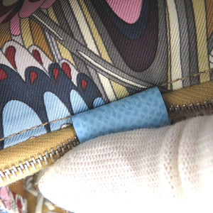 美品 エルメス アザップコンパクト シルクイン ヴォーエプソン セレステ シルバー金具 U刻印(2022年製) ラウンドファスナー コインケース 0422【中古】HERMES