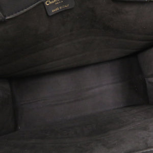 新品同様 クリスチャンディオール ブックトート ミディアム M1296ZGSB カーフレザー ブラック トートバッグ 黒 0424【中古】Christian Dior