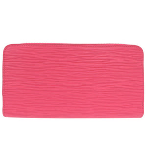 新品同様 ルイ ヴィトン エピレザー ラウンドジップウォレット ジッピーウォレット M80113 長財布 ピンク LV 0430【中古】LOUIS VUITTON