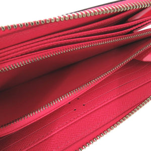 新品同様 ルイ ヴィトン エピレザー ラウンドジップウォレット ジッピーウォレット M80113 長財布 ピンク LV 0430【中古】LOUIS VUITTON