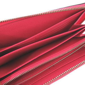 新品同様 ルイ ヴィトン エピレザー ラウンドジップウォレット ジッピーウォレット M80113 長財布 ピンク LV 0430【中古】LOUIS VUITTON