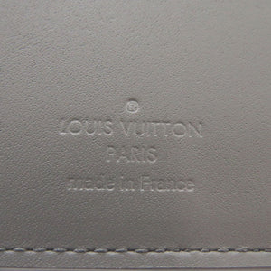 美品 ルイ ヴィトン ポルトフォイユ プラザ M81335 モノグラム・シャドウ レザー グレー 長財布 LV 0431【中古】LOUIS VUITTON