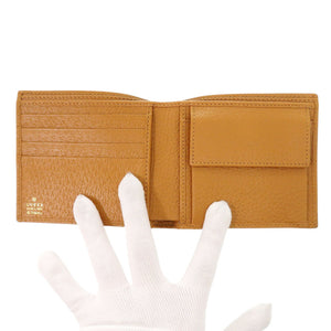 新品同様 グッチ × DISNEY ディズニー ミッキーマウス 602549 GGスプリームキャンバス レザー ブラウン 二つ折り財布 0438【中古】GUCCI