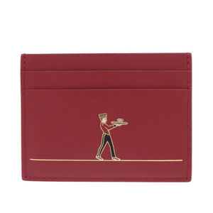 未使用 カルティエ ディアボロ ドゥ カルティエ カードホルダー L3001945 レザー レッド カードケース 赤 0442【中古】CARTIER