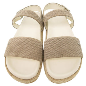 新品同様 ジミーチュウ SETH セス JCロゴ スエード サイズ43 ストーン サンダル 0463【中古】JIMMY CHOO メンズ