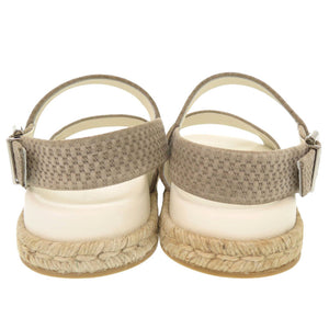 新品同様 ジミーチュウ SETH セス JCロゴ スエード サイズ43 ストーン サンダル 0463【中古】JIMMY CHOO メンズ