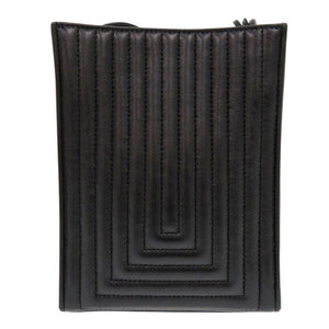 ジルサンダー タングル スモール レザー ブラック ショルダーバッグ 黒 0535【中古】JIL SANDER